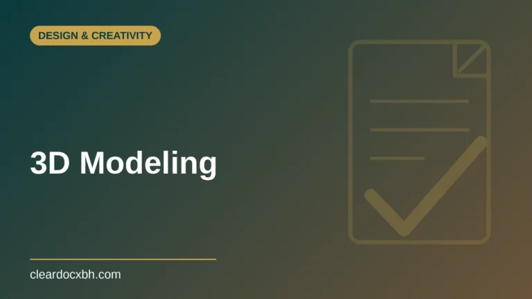 3D Modeling in Bahrain
