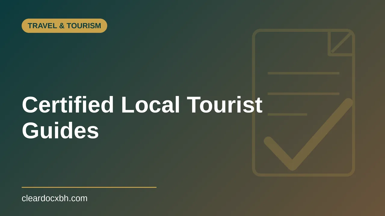 Certified Local Tourist Guides in Bahrain