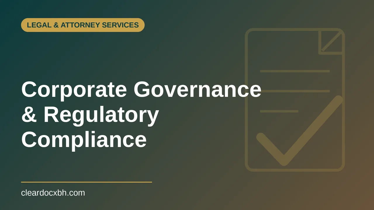 Corporate Governance and Regulatory Compliance in Bahrain