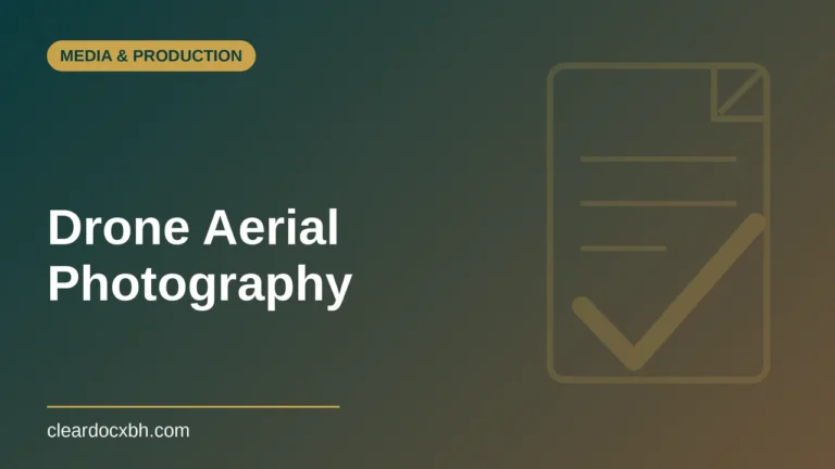 Drone Aerial Photography in Bahrain