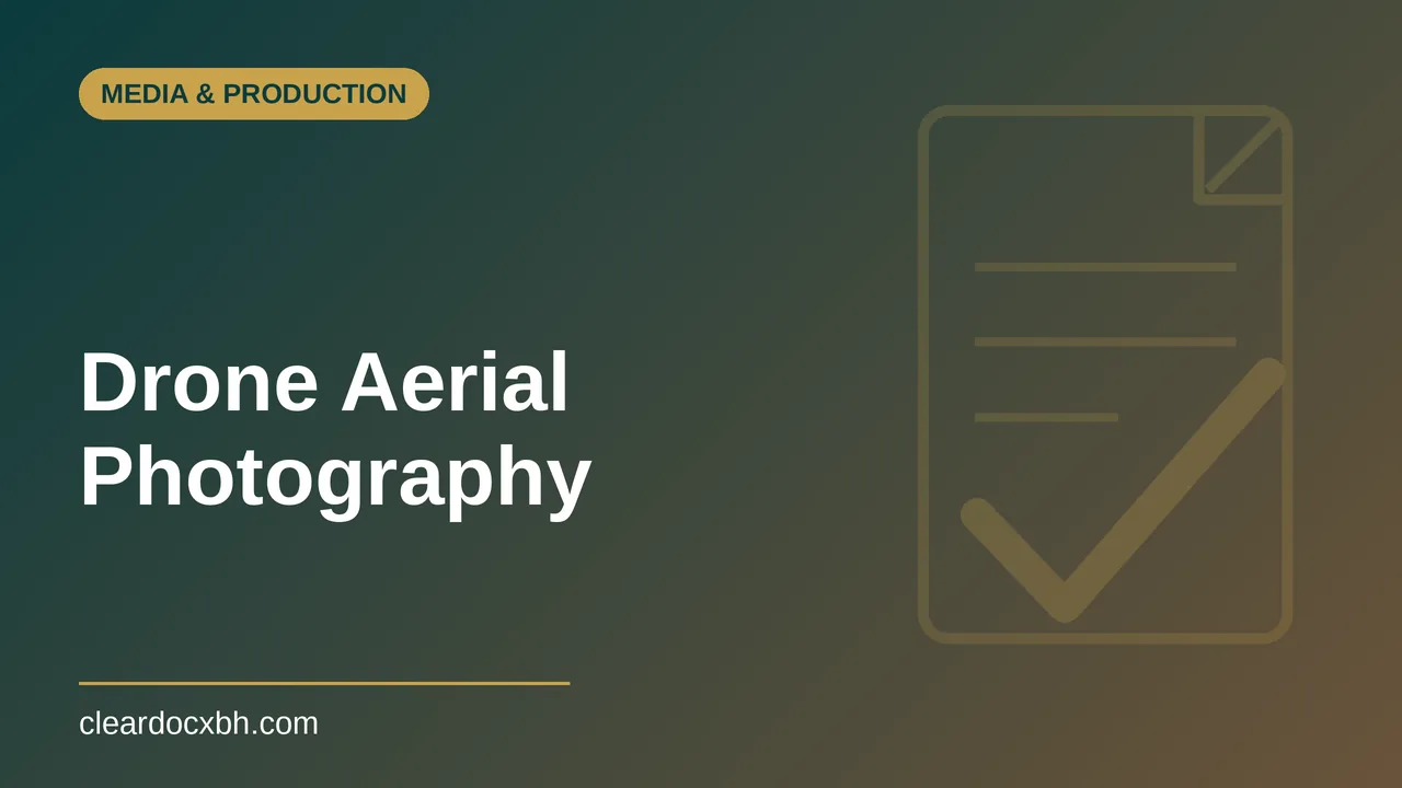 Drone Aerial Photography in Bahrain