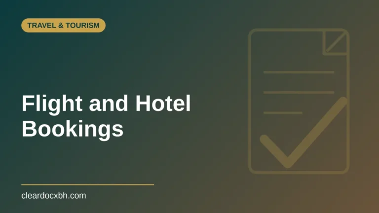 Flight and Hotel Bookings in Bahrain