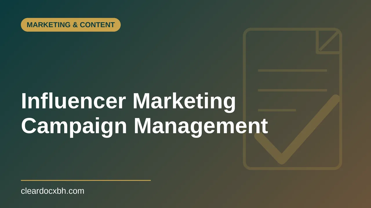 Influencer Marketing Campaign Management in Bahrain
