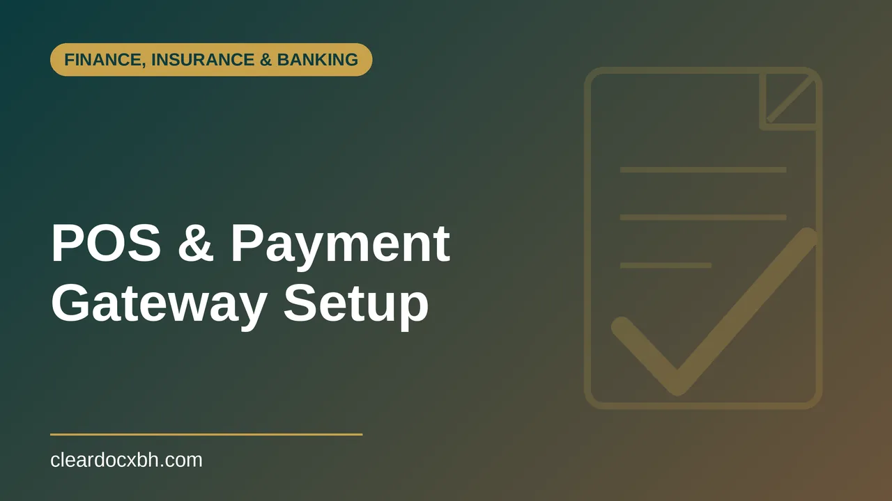 POS and Payment Gateway Setup in Bahrain