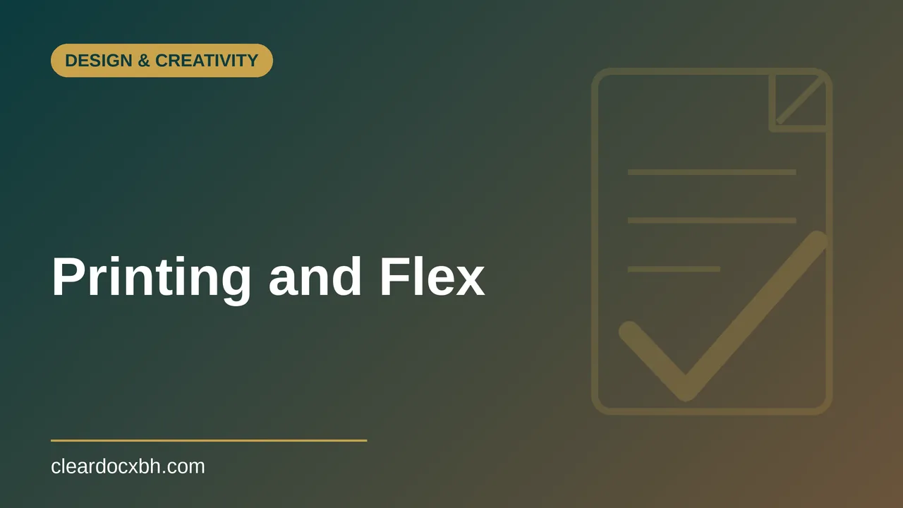 Printing and Flex in Bahrain