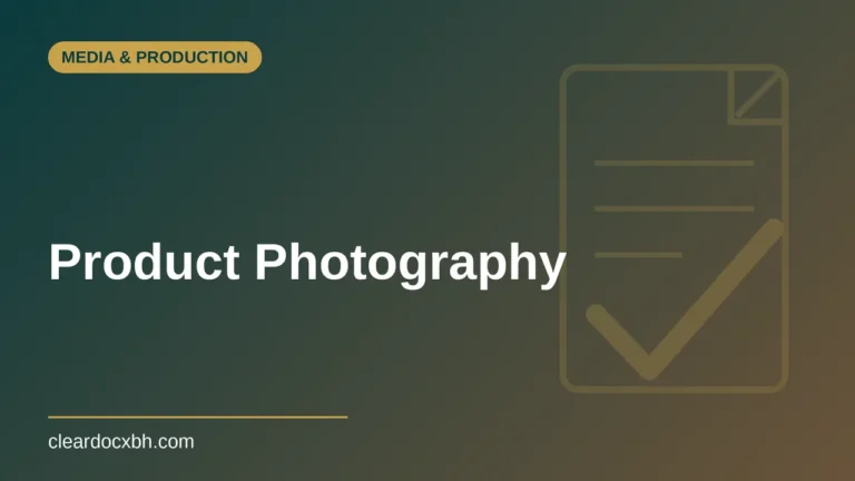 Product Photography in Bahrain