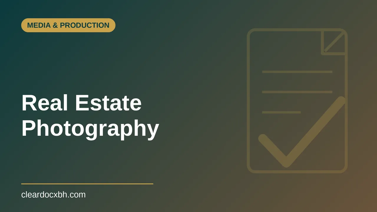 Real Estate Photography in Bahrain