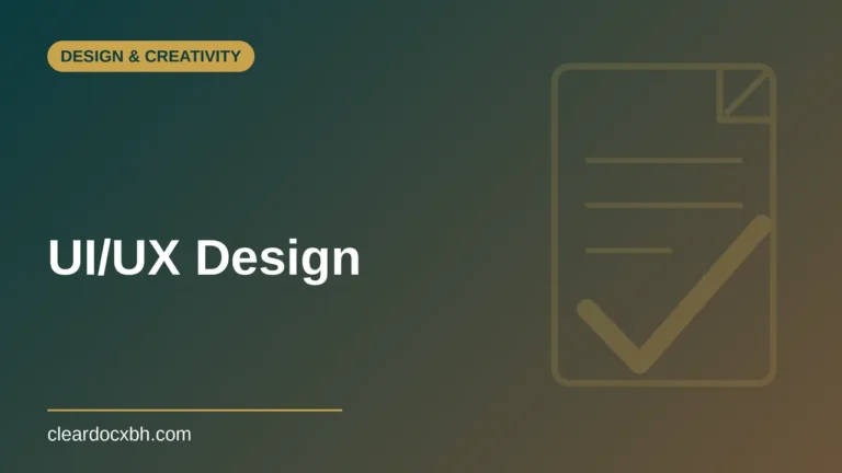 UI/UX Design in Bahrain