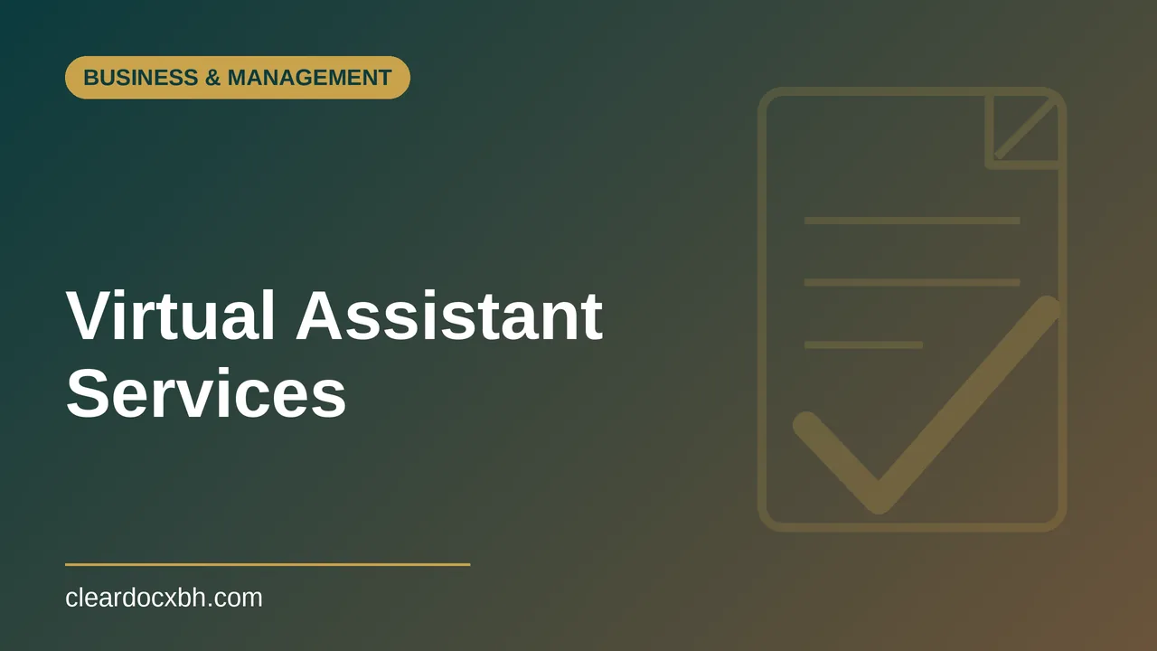 Virtual Assistant Services in Bahrain