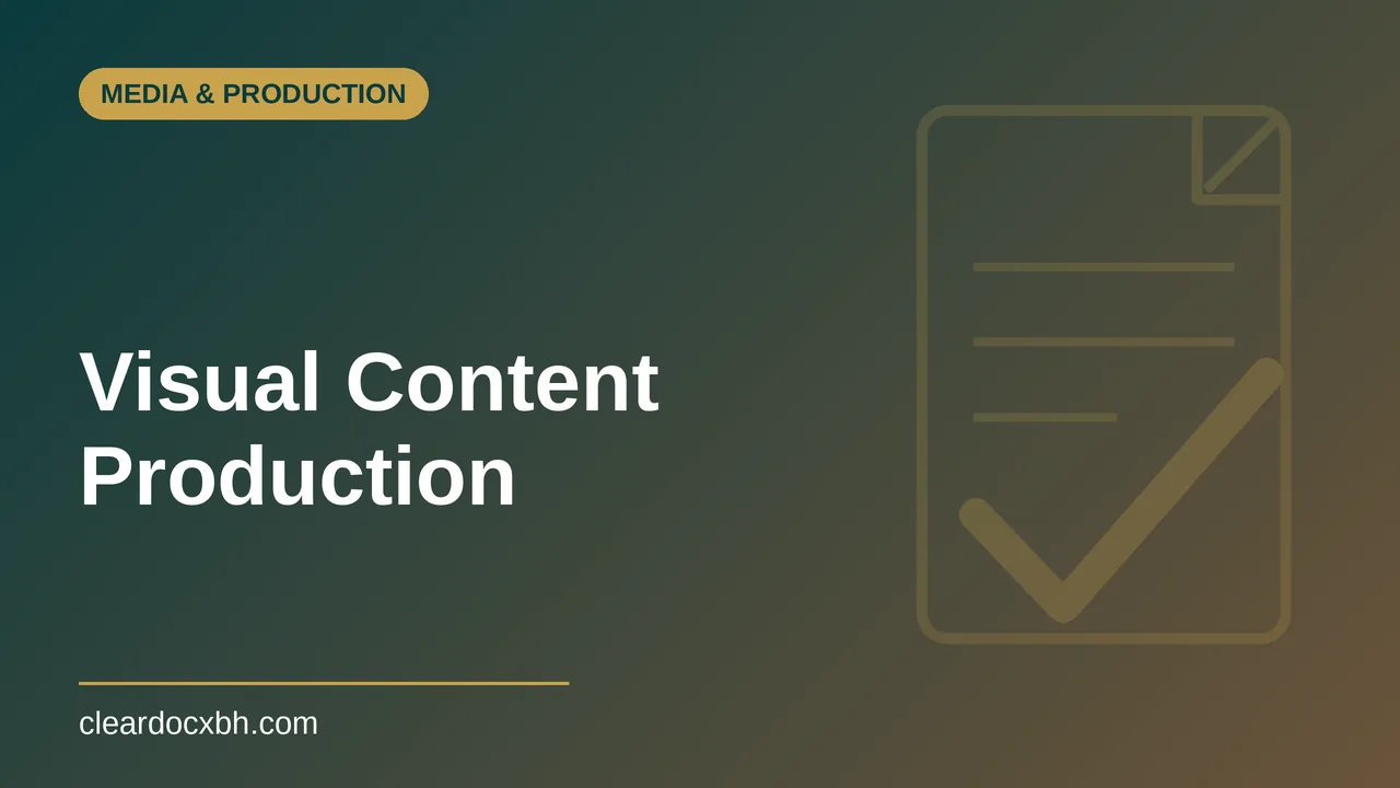 Visual Content Production in Bahrain